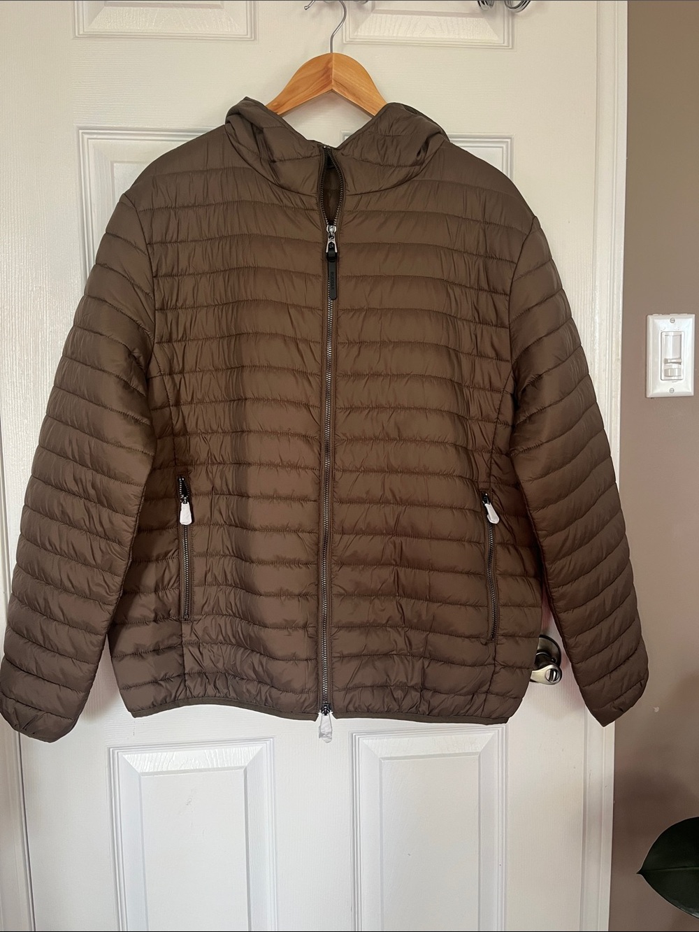 RUDSAK Men's lightweight olive green Puffer Jacket